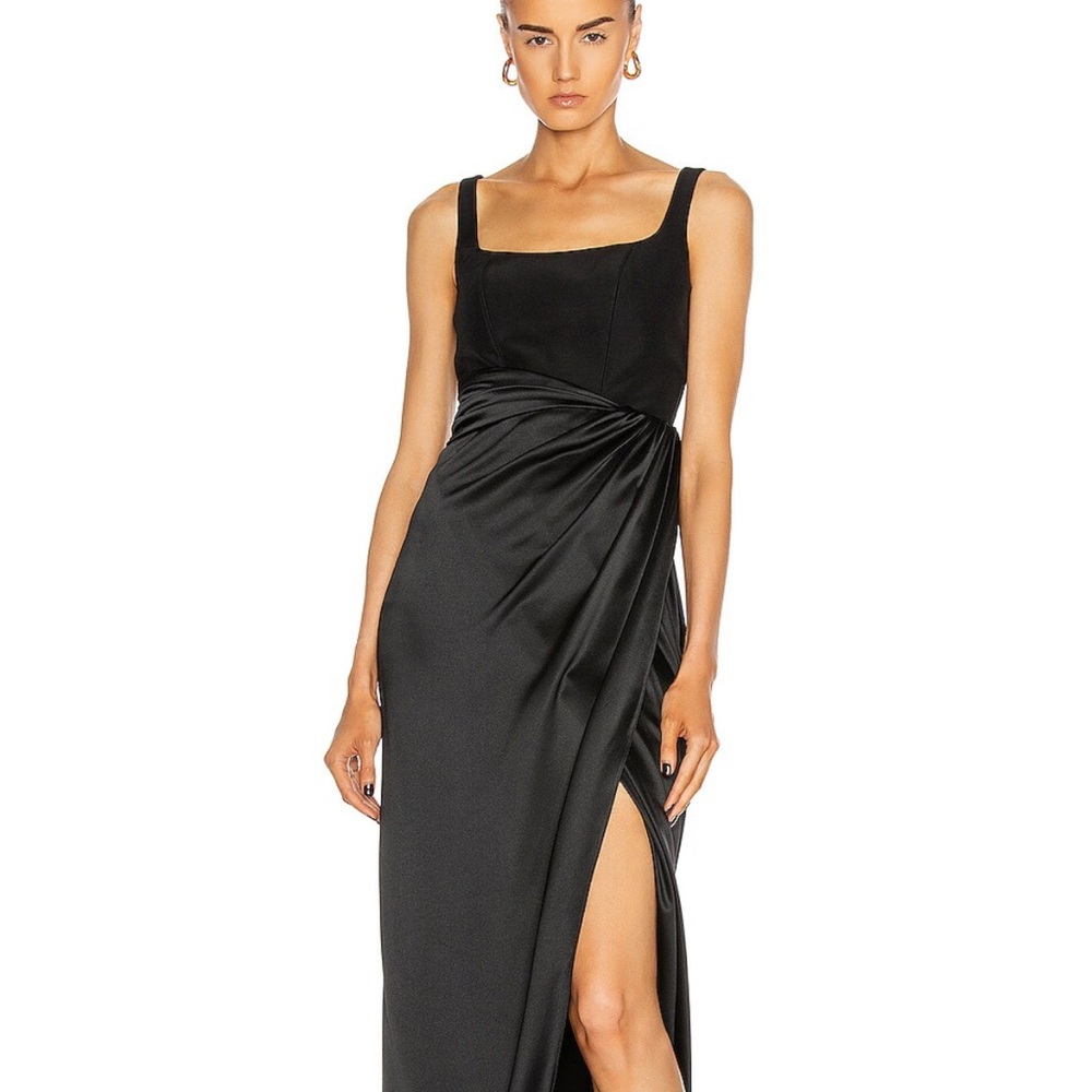 Brand New!!! With tags this Brandon Maxwell Silk maxi dress.. Is Gorgeous!